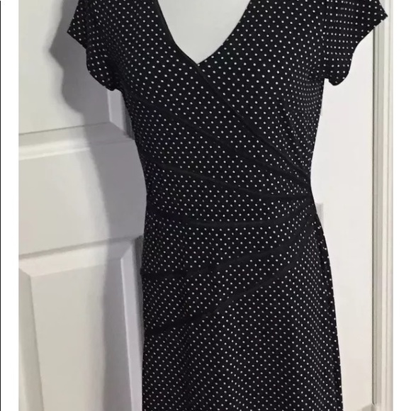 East 5th Dresses & Skirts - SALE! [East 5th] Polka Dot Stretchy Midi Dress